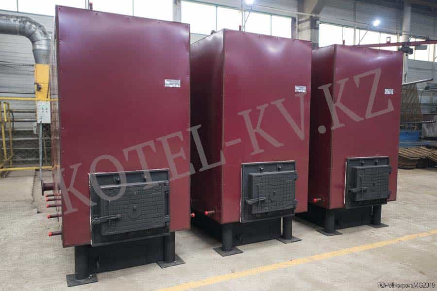 Водогрейный твердотопливный котел
