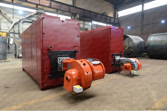 Котлы на мазуте 1.25 МВт водогрейные