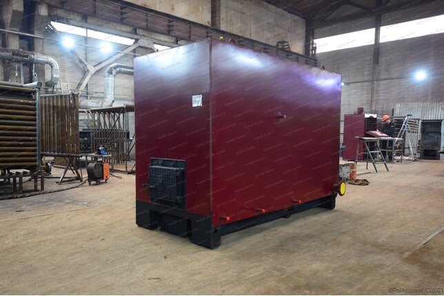 Промышленный котел 500 кВт твердотопливный