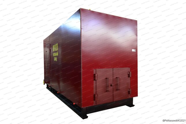 На древесных отходах котел 0.3 МВт